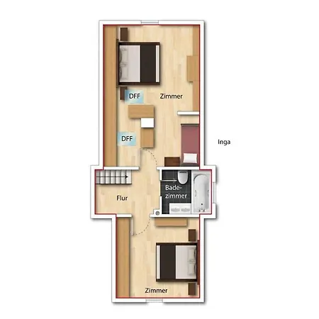 Casa de Férias Forester's House Bullerbue Flörsbachtal